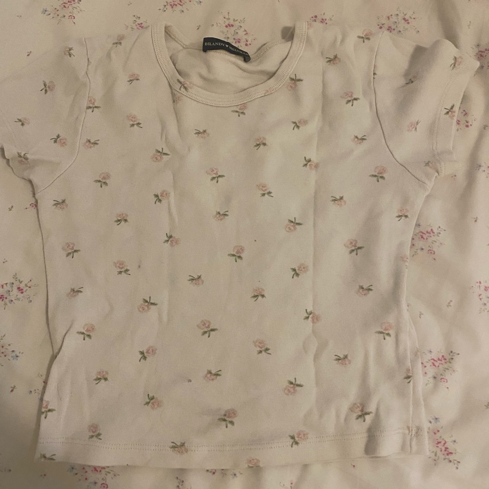 Brandy pink floral top